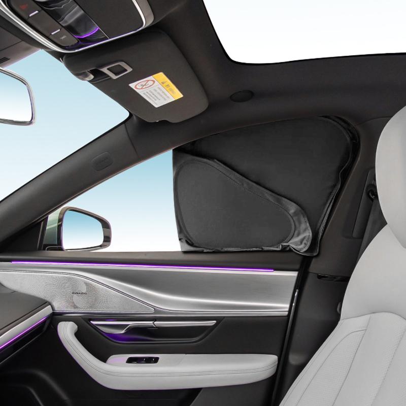 Čierna protislnečná clona na okná auta pre XPENG P7 2023-Súčasnosť Auto Anti-UV Tepelná izolácia Ochranný kryt Interiérový doplnok