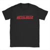 Men T-Shirts Metal Gear Solid Logo Game Cotton Tee Shirt Short Sleeve MGS Gothic Unisex T-Shirt