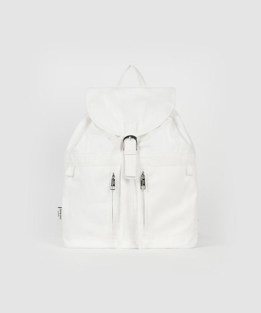 Mucu And Ebony Notting Herringbone Backpack _ Ivory