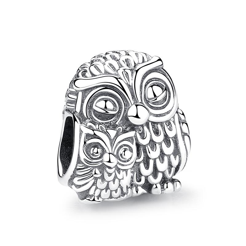 Original 925 Silver Charm Bead Love Dog Cat Paw Panda Firefly Pendant Charms Fit Bracelets Necklaces Women Jewelry