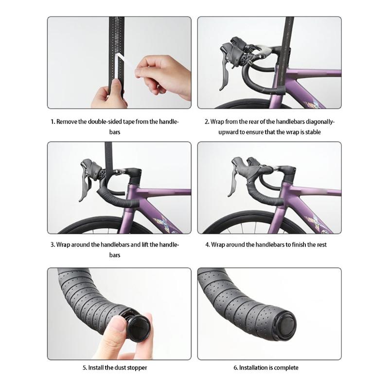Bicycles Handlebar Grip Handle Cover Shock Absorbing Cycling Handlebars Brake Handle Cover Nonslip for Mountain Bikes