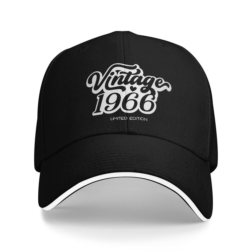 Geboren in 1966 vintage leeftijd 60 jaar oud grappige 60e verjaardag Merchandise Mannen Vrouwen Baseball Petten Trucker Hat Mode Formele Hoofddeksels