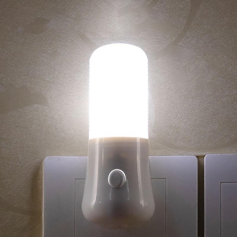 Led Night Lights Baby Feeding Bedside Lamp Lights Us Plug Socket Intelligent Energy Saving Night Lighting For Bedroom Corridor
