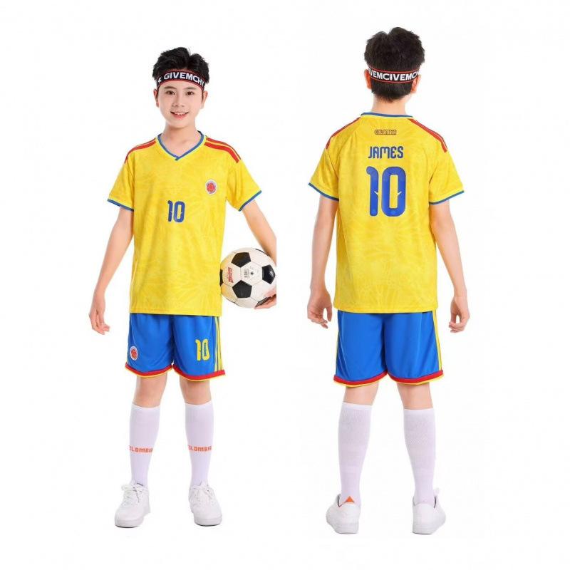 26-27 Primary School Football Jersey C Luo No. 7 Neymar Jersey Children'S Football Jersey Set Soccer Jersey