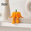 3D-gedrucktes artikuliertes Kürbis-Fidget-Spielzeug, Halloween-Schreibtisch-Kürbisspielzeug mit beweglichen Gelenken, Niedliche artikulierte Herbstdekoration & sensorisches Spielzeug zur Stressbewältigung
