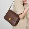 Leather Bag Women's Bag Crossbody Bag Women's Commuter Shoulder Tofu Bag Small Square Bag Cowhide Bag