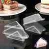 50/100/150 Piezas Contenedor para Rebanada de Pastel Caja Triangular para Pastel Caja con Tapa para Rebanada de Pastel de 8 Pulgadas 6 Pulgadas Postre Sándwich Caja para Llevar