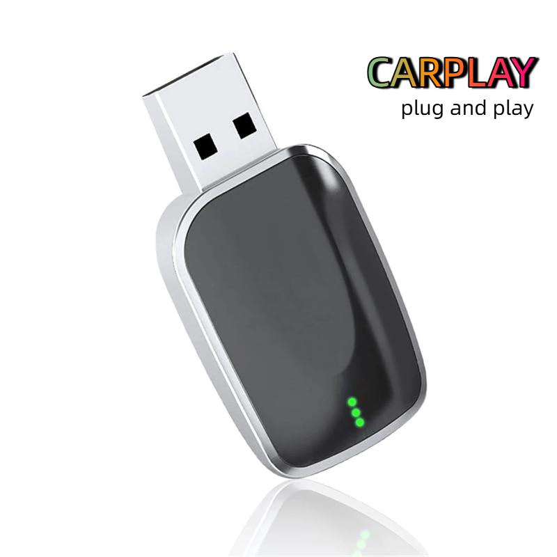 AI Mini Box 2-in-1 Wireless CarPlay & Android Auto Adapter, Plug & Play, Auto Connection, Compatible with Most Car Radios