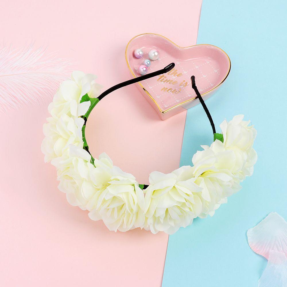 Girls Hair Accessories Princess Bride Headhoop Beach Headwear Wedding Party Women Flower Headband
