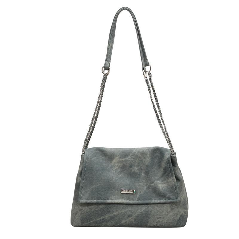 Crossbody Chain Strap Large Purse With Soft Pu Material Ideal For Casual Outings