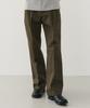 ARRAYED Straight Wide Two-Pleated Elastic Chino Pants [Khaki]