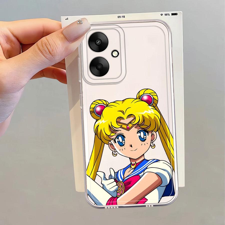 Phone Case for Xiaomi Mi 11 Lite 11T Pro Soft Phone Cover Anime Sailor Moon