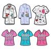 2-13pcs/set Cartoon Animal Doctor Enamel Pins Medical Stethoscope Medicine Symbol Body Organs Brooches Lapel Badge Jewelry Gifts