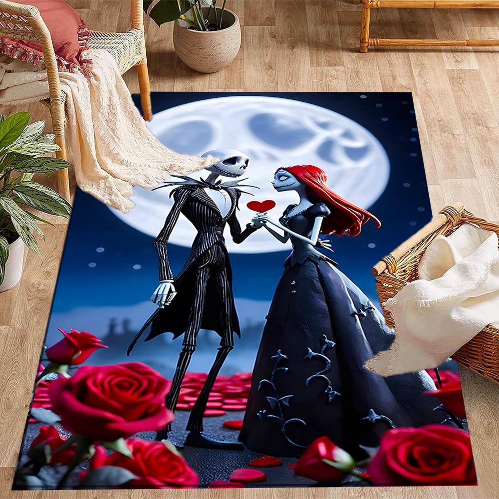 Nightmare Before Christmas Floor Mat Suitable for Bedrooms Outdoor Decorate room Foyer Antislip Carpet Office home decor Wedding Party Gift