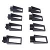 8PCS Truck Bed Cargo System Blocker Plastic Truck Bed Protector Corner Guard for Rail Protection