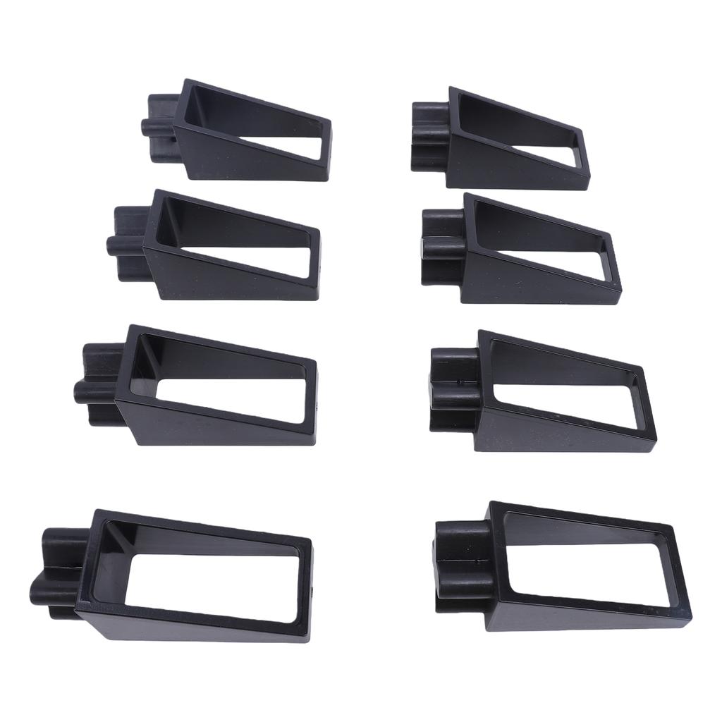 8PCS Truck Bed Cargo System Blocker Plastic Truck Bed Protector Corner Guard for Rail Protection