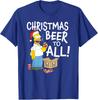 The Simpsons Christmas Homer Simpson Beer To All! T-Shirt