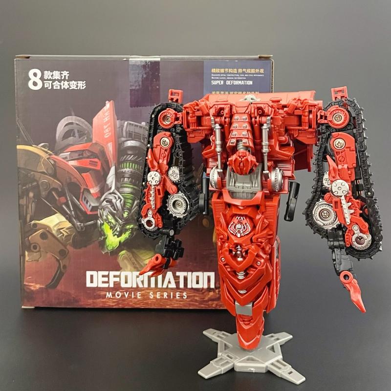 8 IN 1 Transformation Devastator Robot Car Playthings Anime Action Figures Classic Engineering Vehicle Model Boys H6001-8C
