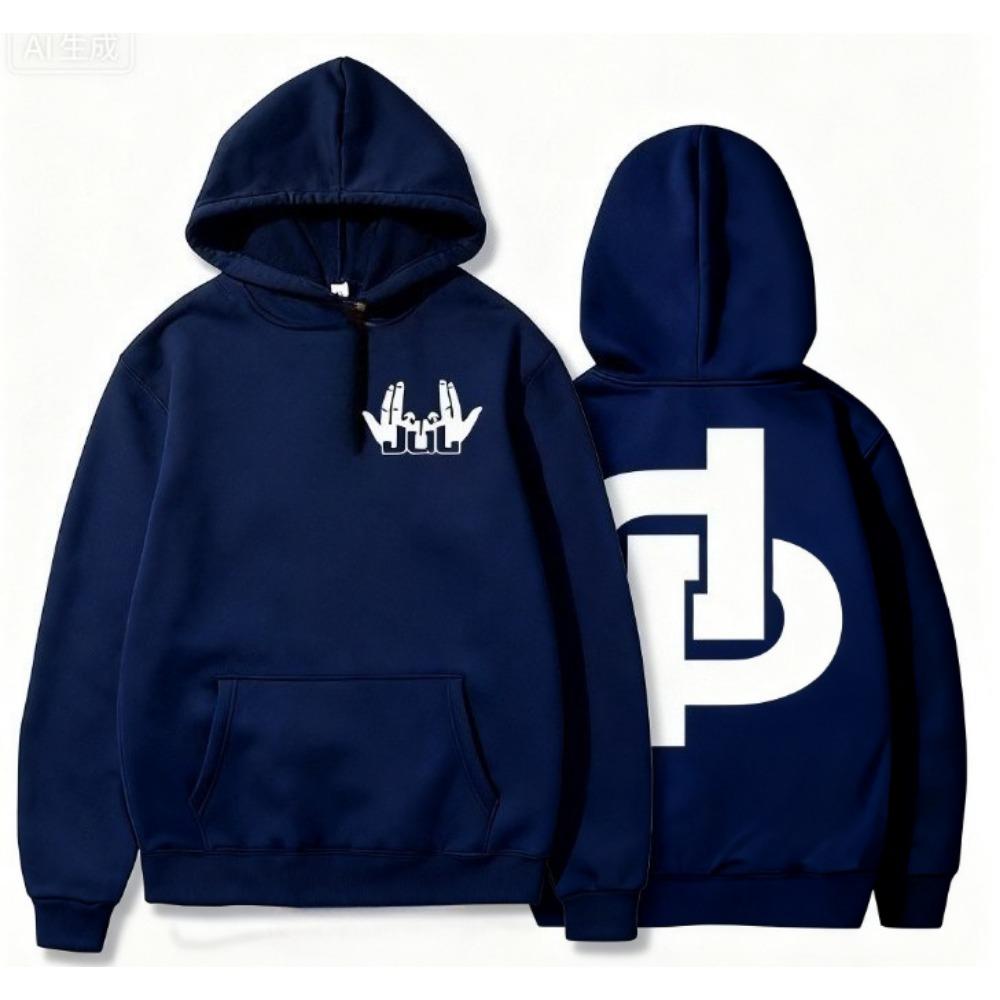 French Rapper's Same July Tour Men's Hooded Sweatshirt Hip-hop Style Casual Sweatshirt Soft and Warm Hooded Sweatshirt