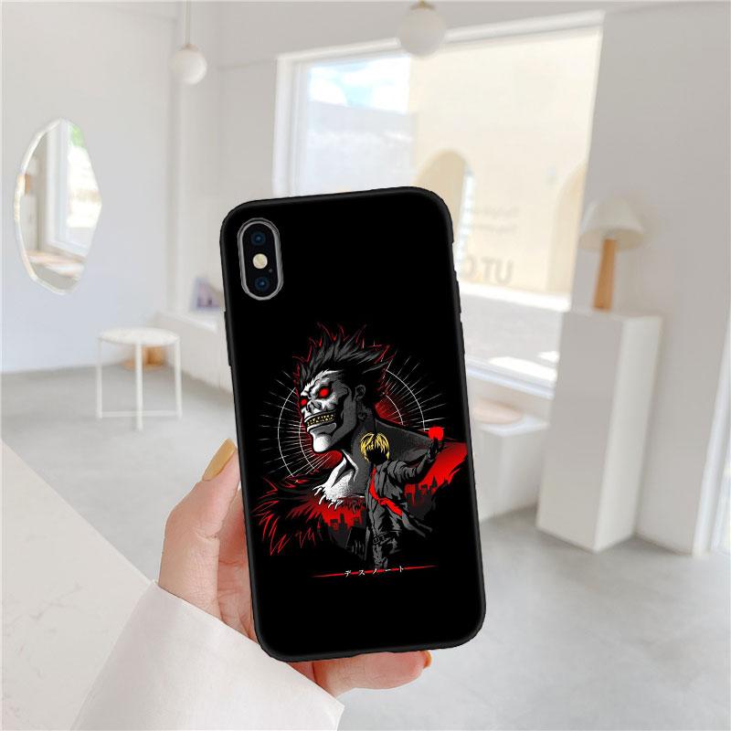FM19 Death Note Ryuk kira Hülle für Samsung M06 M15 M16 M35 M55 M56 A36 A42 A50 A50S A51 A52 A32 A33 A05 A05S A06 A16 A20