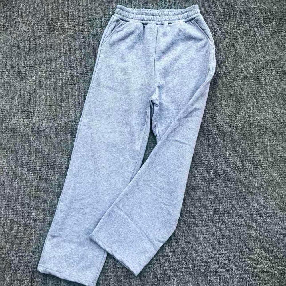 European and American Men's Casual Sports Straight Leg Pants Street Trend Drawstring Waistband Jogging Pants