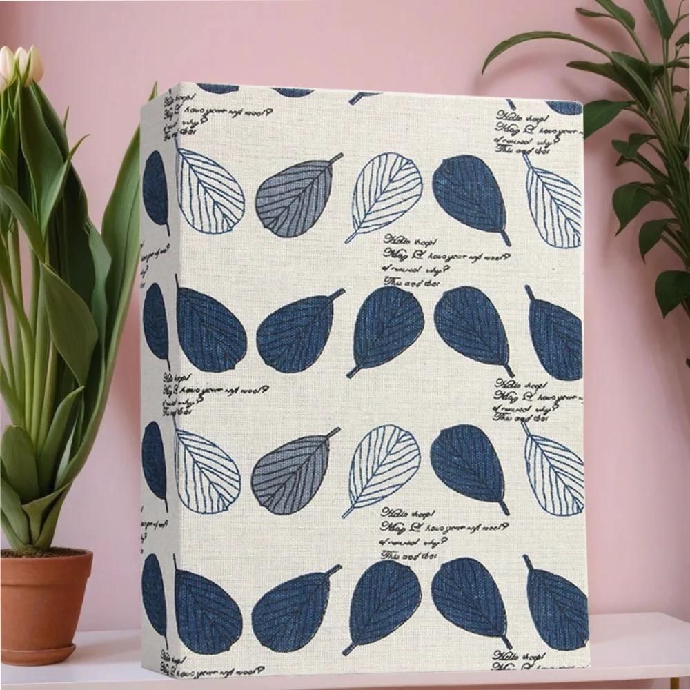 100 Pockets Photo Album 4x6 Photos Linen Cover Slip-in Picture Albums DIY Writable Small Scrapbook Album Children Growth