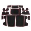 Anti-Slip Gate Slot Cup Mat for Toyota Bz4x 2026 2026 2026 for Subaru Solterra Non-Slip Door Groove Pad Interior Accessories