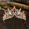 Bridal Crown Headdress Baroque Luxury Atmospheric Alloy Crown Party Princess Formal Dress Accessories