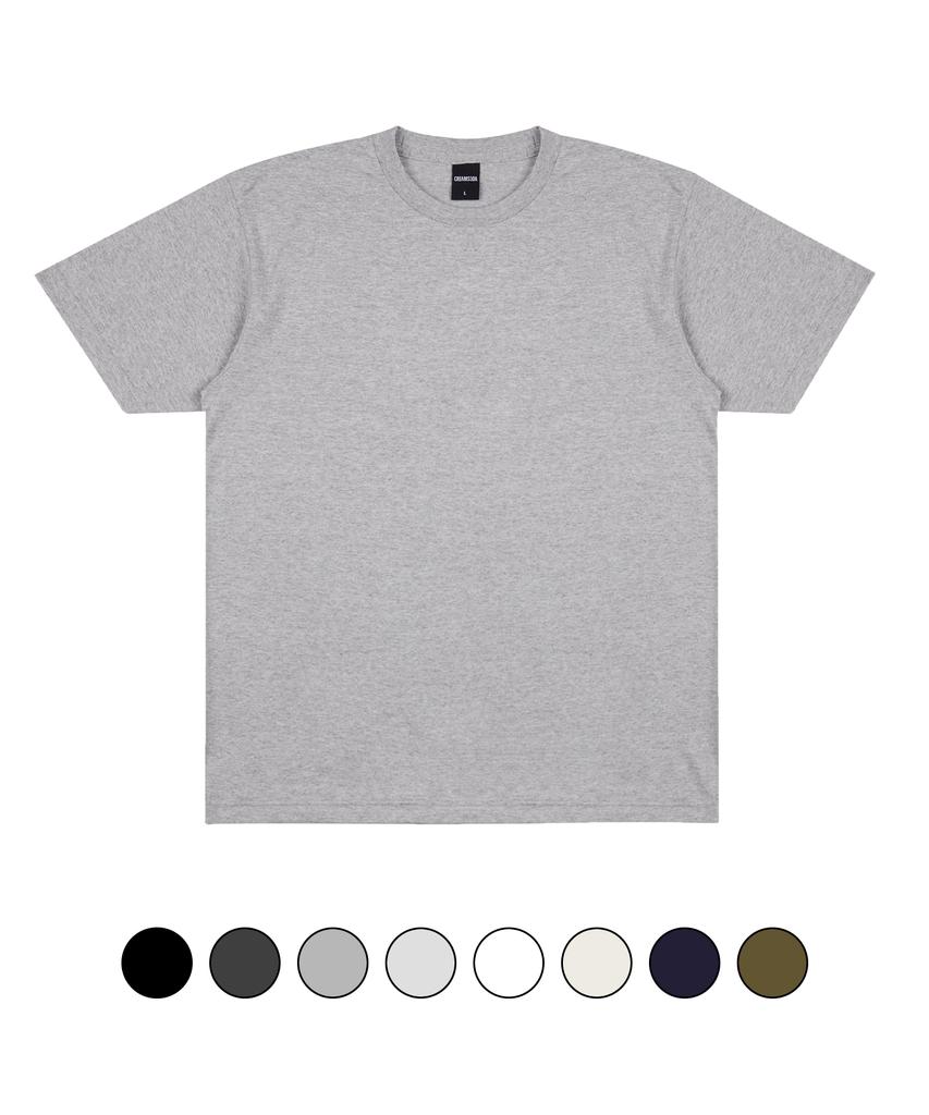 CREAM SODA LAB Basic Semi-Overfit Short Sleeve T-Shirt (Type A)
