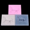 Stampo in Silicone Cavallo Caramelle Cioccolato Fondente Stampi Decorazione Torta Sapone Strumento
