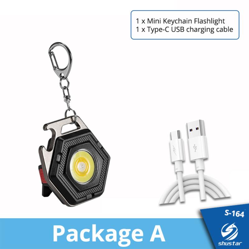 Mini Led Keychain Light Portable Ultra-light High Brightness Flashlight For Fishing Hiking Camping