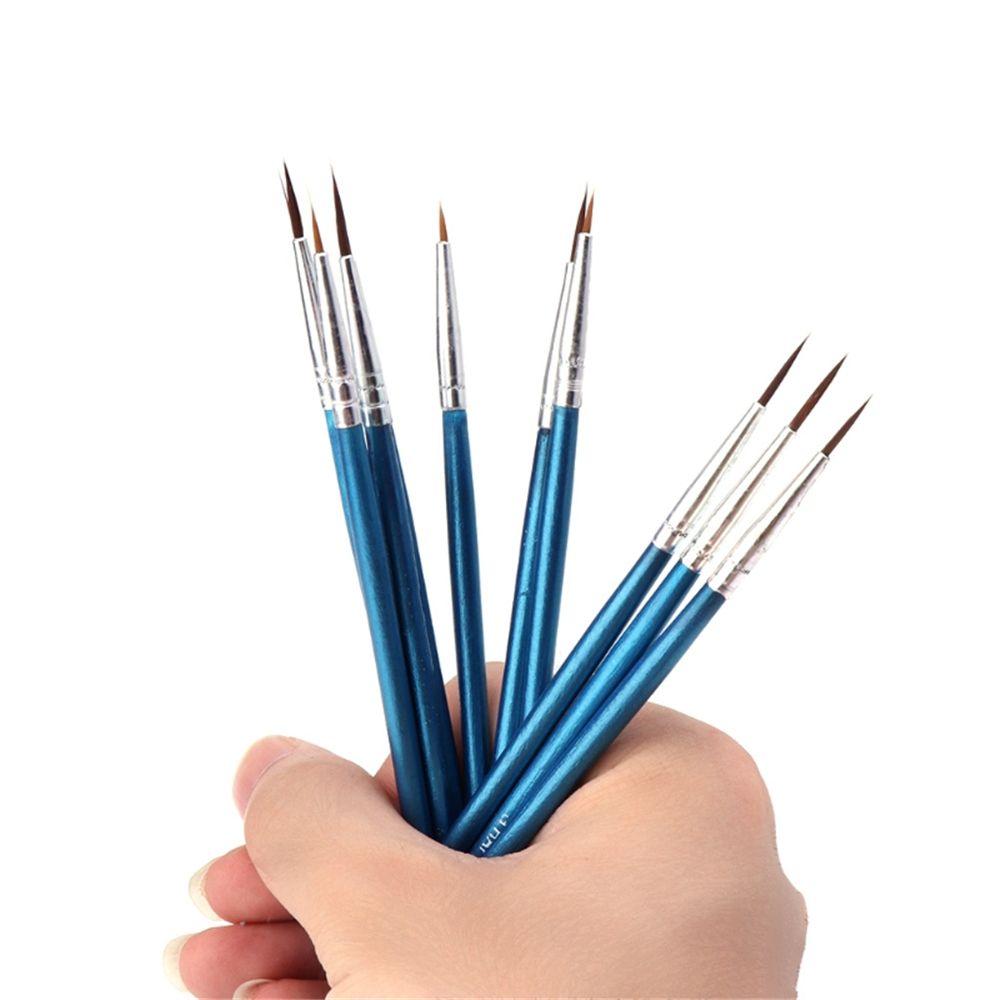 Tools Watercolor Artist Paint Brush Nylon Fiber Hair Fondant Cake Decorating Line Drawing Pen