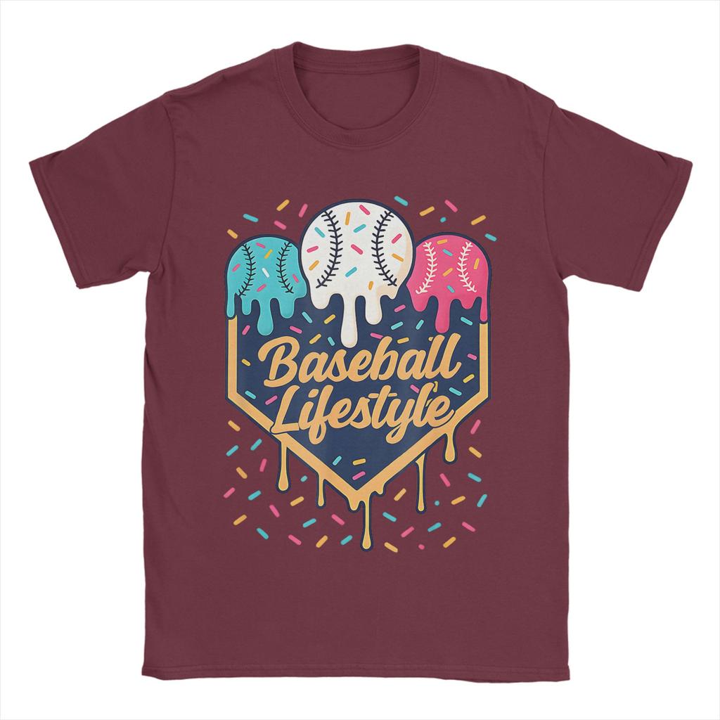 Baseball Life Style 101 Apparel Youth Drip Baseball TShirt Summer  Fashion T Shirts Unisex Cotton O Neck Y2K Funny Tops