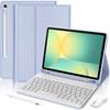 Toetsenbordhoes voor Samsung Galaxy Tab S10 FE / S9 FE - Lavendel met Bluetooth Toetsenbord + Muis + Stylus