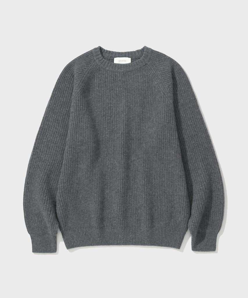 SHIRTER Wool Chunky Knit V2 (Melange Gray)