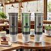 3-in-1 Electric Wireless Heating Coffee Machine Fit for Coffee Capsule/Powder Travel Coffee Maker for Car & Home Camping Travel