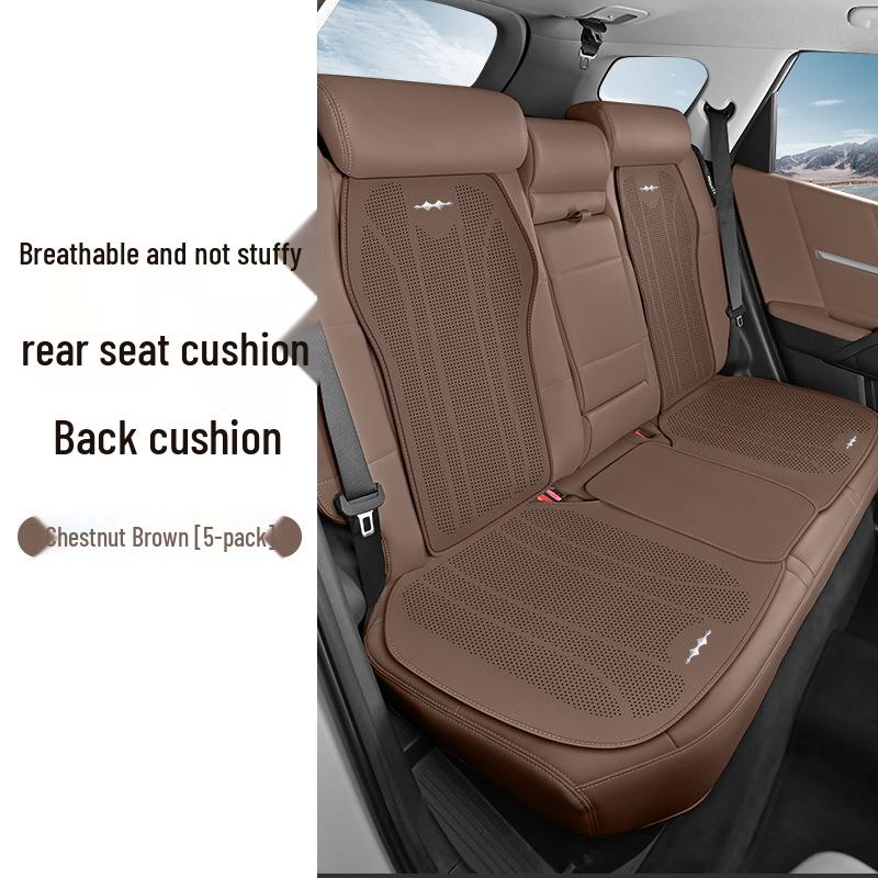 BYD Summer Seat Cushion: Ultra-Thin, Breathable, Universal Fit for Titanium 3/7, Leopard 5/8