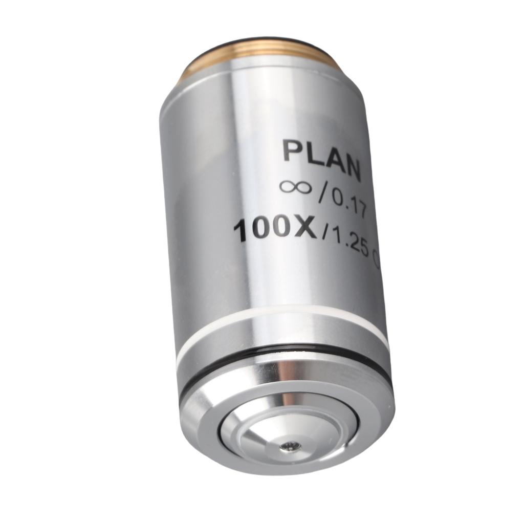 Infinite Objective Lens 100X 20.2mm Microscope Objective Lens Accessory