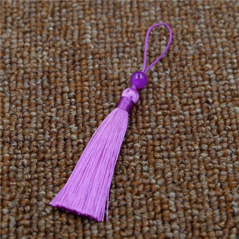 Little China Knot Vertical Shun Bookmark Tassel Diy Antique Bag Bookmark Beaded Tassel Suizi Clothing Decorative Pendant