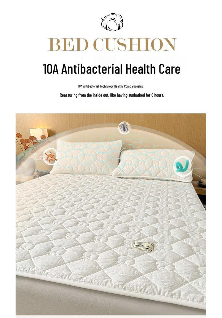 Hotel Cotton Soft Mattress Pad - Non-Slip, Dirt-Proof, Protective Bedroom Topper