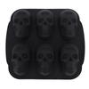 Skull Head Baking Mold Soft Silicone Halloween Skeleton Head Cake Mold for Cake Biscuit Chocolate Candy Ice