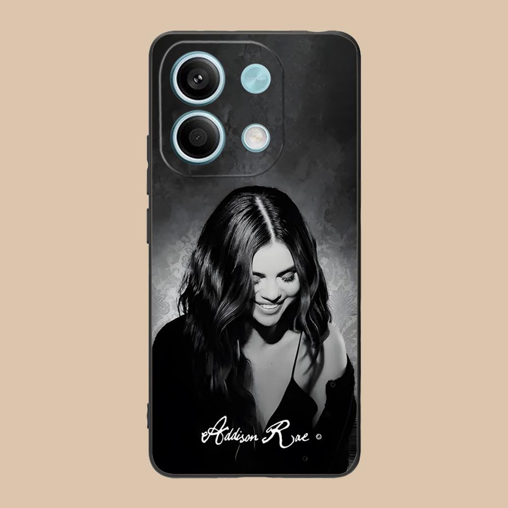 Addison Rae Matte TPU Mobile Phone Case for POCO F8 F7 F6 F5 F4 F3 F2 Pro GT C75 C71 C65 C61 C40 Pro Ultra Colorful Cover