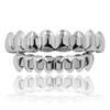 Anti Slip Teeth Grillz Caps Eco-friendly Copper Teeth Jewelry Teeth Grillz Top Bottom Set  Events
