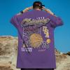 Retro T-shirty Męskie Nadruk Amerykańskiego Samochodu 3D Codzienne Casual Krótki Rękaw Oversize T-shirt Odzież Męska Streetwear Harajuku Topy