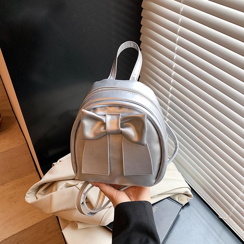 Cute Minimalist Bowknot Small Bag Fashion Chic Backpack for Daily Wear KTB