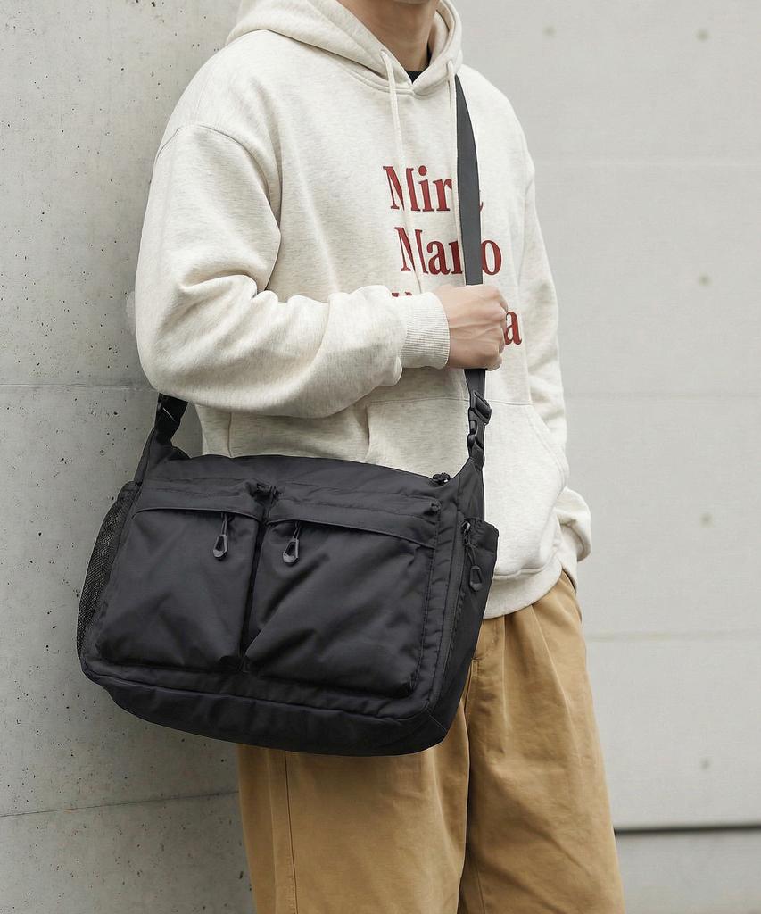 Bonvoyage Byw-102Bk Two-Pocket Shoulder Bag