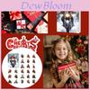 Christmas Dog Advent Calendar With Acrylic Decor For Holiday Gift Gifting