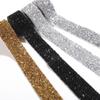 0.91Metru Aplicator Bandă de Garnitură de Cusut Motiv Cristal Stras Hot Fix Stras Bandă Aplicator Panglică cu Strasuri Aplicații Termocolante pentru Rochii