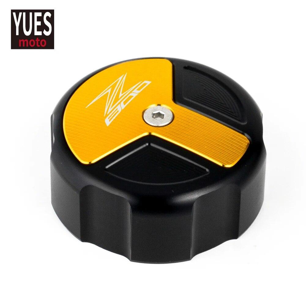 Motorcycle Accessories CNC Front & Rear Brake Fluid Cylinder Master Reservoir Cover Cap For KAWASAKI Z800 2013 2014 2015 2016