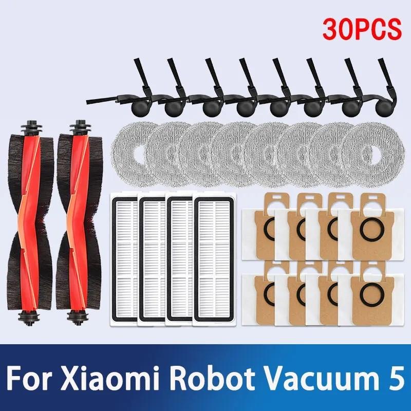 For Xiaomi Robot Vacuum 5 / OV31GL Replacement Accessories Roller Main Side Brush Mop Cloth HEPA Filter Dust Bag Spare Parts